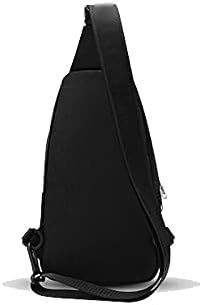 Minimalist Black Crossbody Sling Bag – Lightweight & Stylish Travel Chest Pack